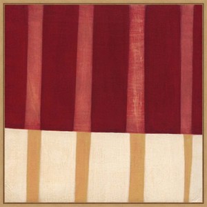 Amanti Art Broken Stripes 4 by Laura Nugent Canvas Wall Art Print Framed 22 x 22-in. - 1 of 4