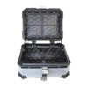 Motorcycle Top Case 28L, Universal Aluminum Motorcycle Tail Box with Anti-Theft Lock System & Handle, Storage Carrier Case with Bracket - 2 of 4