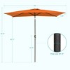 Sonkuki 10×6.5FT Rectangular Patio Umbrella with 200gsm Solution-Dyed Fabric - 3 of 4
