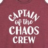 Women's - Instant Message - Captain Of The Chaos Crew Graphic Racerback Tank - 2 of 4