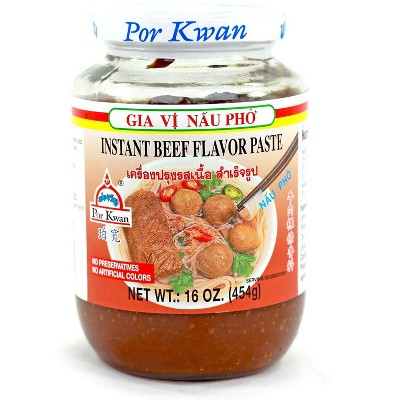 Por Kwan Instant Soup Base (Beef Flavor) 16oz