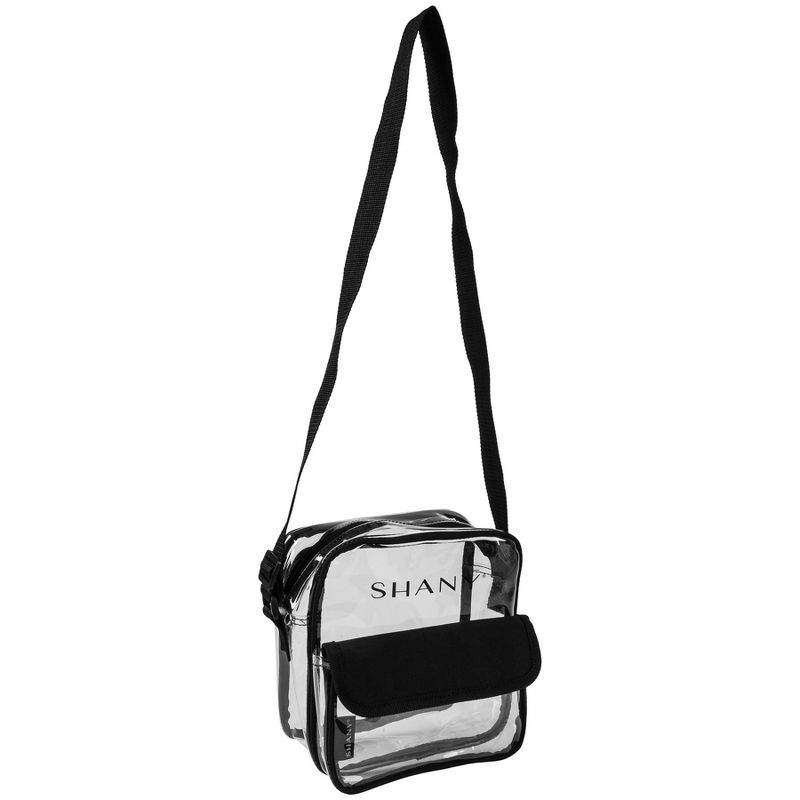SHANY Clear All-Purpose Cross-Body Messenger Bag, 3 of 5