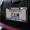 US Naval Academy Midshipmen Logo Full Size Standard License Plate Metal Frame - 3 of 4