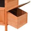 vidaXL Chicken Coop Brown and green - 4 of 4
