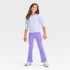 Girls' Ribbed Flare Leggings - Cat & Jack™ - 3 of 3