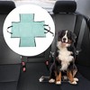 Unique Bargains Flower Pattern Pet's Car Seat Cover Blue 1 Pc - 2 of 4