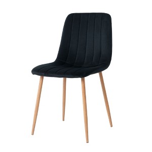 NicBex 2pc Dining Chair Modern Upholstered Velvet Side Chair with Wood Legs for Kitchen & Dining Room - 1 of 4