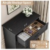 Nasitip Farmhouse Drawers Dresser ,Chest of Drawers,Wooden Dresser,Storage Organizer Dresser for Bedroom,Living Room - 4 of 4