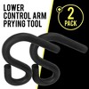 Mission Automotive Lower Control Arm Prying Tool - 2 Pack - Designed for 7/8 Inches Diameter Pry Bar - Specialty Bushing Tool - 3 of 4