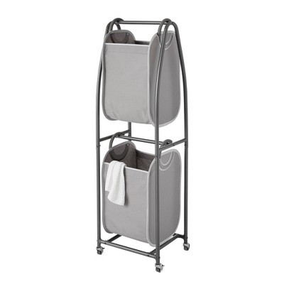 Neatfreak 2 Tier Rolling Vertical Laundry Sorter