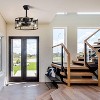 DOMETOUR 20 Inch Industrial Caged Ceiling Fan With 7-ABS Blades Remote Control, Small Ceiling Fan Reversible DC - 3 of 4