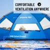 MaseiKar UPF 50+ Beach Tent Sun Shelter for 3/4 Person, Portable Beach Cabana Tent - 4 of 4