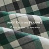 4 Pieces King 100% Cotton Flannel Printed Sheet Set,Finton - 2 of 4