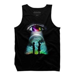 Men's Design By Humans Love At First Sight By clingcling Tank Top - 1 of 4