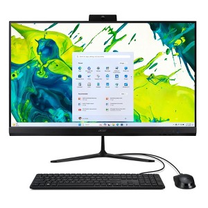 Acer Aspire C27-2G-UR18 27" All-in-One Desktop – AMD Ryzen 5 7430U 16GB RAM 512GB SSD Full HD Display - 1 of 4