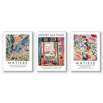 Americanflat - Abstract Wall Art Set - Matisse Landscape At by Artvir
