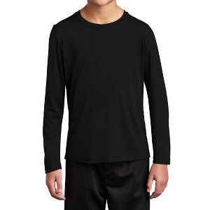Mafoose Youth PosiCharge Casual Posi-UV Pro Moisture-Wicking Long Sleeve T-shirt - 1 of 4