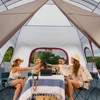 NAYSAYE Camping Tent 10 Person Two Room Tent with Adjustable Ventilation for Camping Outdoor Activities, White and Gray - 4 of 4