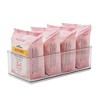 4 Piece Bath Storage Clear Plastic Modular Storage System 10.63" x 7.04" x 10.33" - 4 of 4