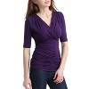 phistic Women's Carrie Ruched V-Neck Top - 4 of 4