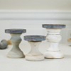 VIP Wood 11 in. White Candle Holders Set of 3 - 2 of 4