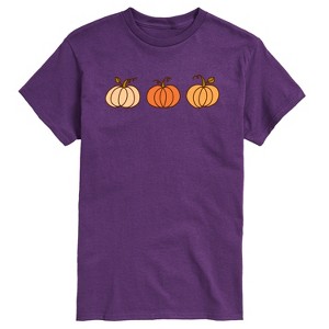 Men's - Instant Message - Pastel Pumpkins Short Sleeve Graphic T-Shirt - 1 of 2