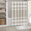 100% Cotton Stripe Print Reversible Indoor Bath Rug, Simple Spa Look Soft & Absorbent Bath Rug for Year Round Use - 2 of 4