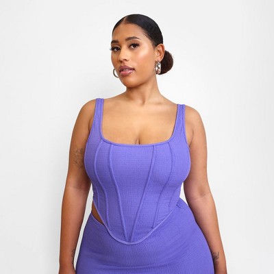 Rebdolls Women's Winnie Textured Corset Top