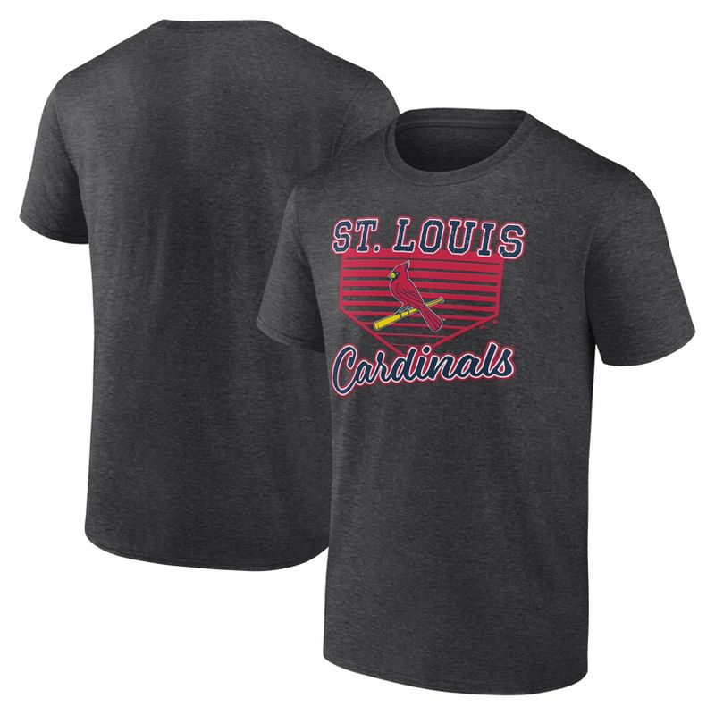 MLB St. Louis Cardinals Men's Gray Core T-Shirt, 1 of 4