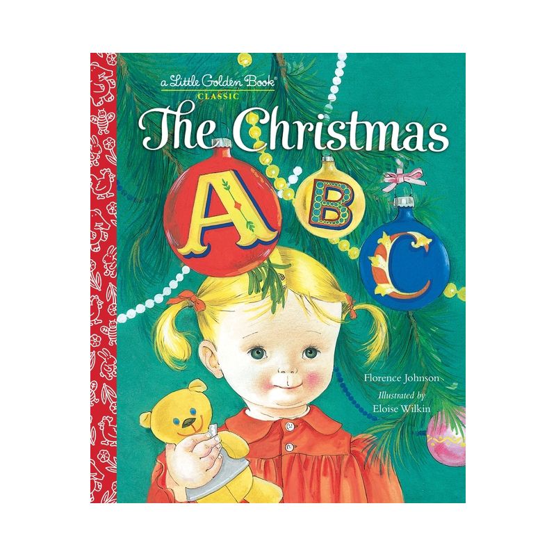 The Christmas ABC - (Little Golden Book) by  Florence Johnson (Hardcover), 1 of 2