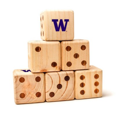 NCAA Washington Huskies Lawn Bowling Yard Dice