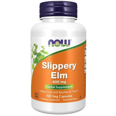 Slippery Elm 400mg by Now Foods  -  100 Capsule