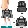 PetAmi Airline Approved Pet Carrier for Cat Dog, Soft Sided Travel Supplies Accessories, Ventilated Carrying Bag Kitten Puppy - 2 of 4