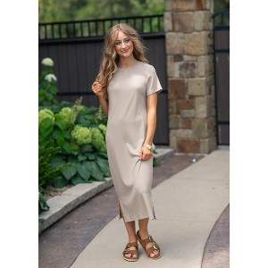 Baylor Ribbed T-Shirt Dress - 1 of 4