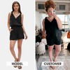 EXLURA Womens Summer 2 Piece Sets Sleeveless V Neck Knotted Tank Tops Shorts Matching Sets Vacation Cruise Beach Outfits 2025 - 2 of 4