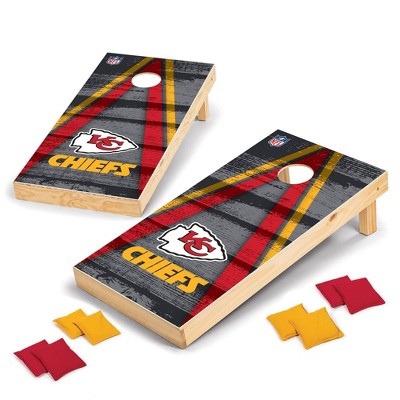 Wild Sports 2' x 4' Cornhole Set - Direct Printed - Vintage Wood - Kansas  City Chiefs