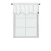 Kate Aurora Luxurious Solid Colored Scalloped Rod Pocket Window Valance With Crystal Beaded Trim - 2 of 3