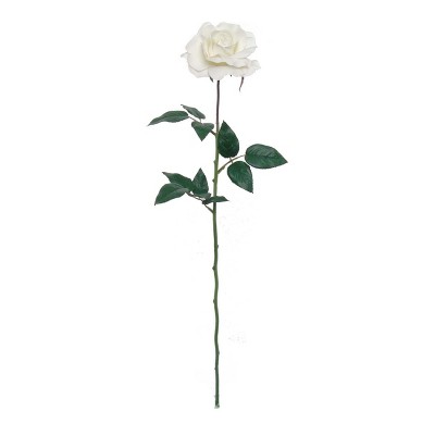 Floral Home 28" White Planters Rose - 12-Piece