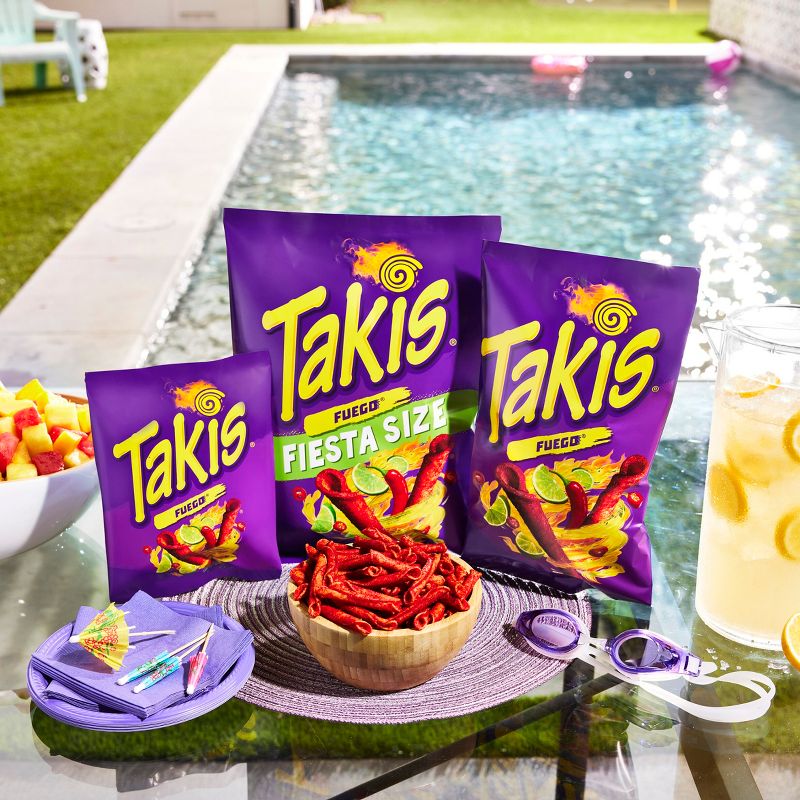 Takis Rolled Fuego Tortilla Chips - 9.9oz, 4 of 9