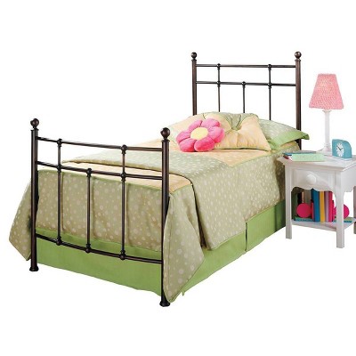 Providence Bed with Rails - Antique Bronze (Twin) - Hillsdale Furniture