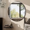 Beautyolove 24"L x 24"W Round Mirror Wall Mounted Circle Mirrors Vanity Mirror - 2 of 4