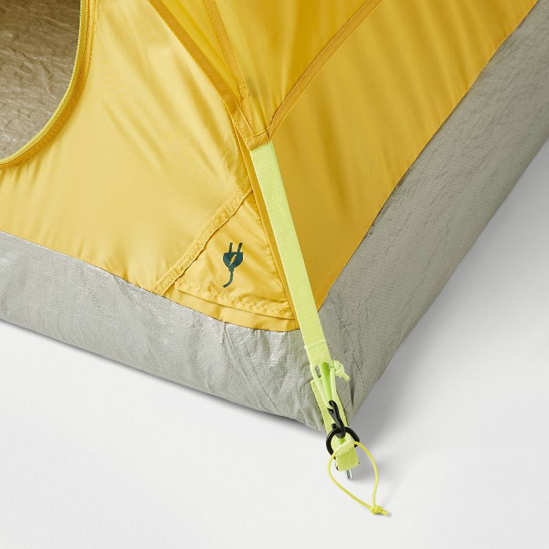 2 Person A Frame Camping Tent Yellow - Embark&#8482;, 5 of 7
