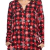 Casual Nights Women's Printed Fleece Snap-Front Lounger House Dress - 4 of 4