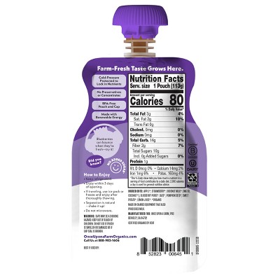 Once Upon a Farm Berry Berry Organic Dairy-Free Kids' Smoothie - 16oz/4ct