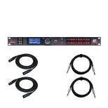 DBX Dual Channel Advanced Feedback Suppression with XLR and 1/4 TRS Cables