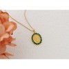 Anna-Kaci Gold Plated Crystal Rhinestone Mary Catholic Necklace Christian Jewelry for Women - 3 of 4