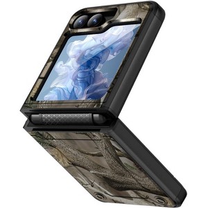 Nakedcellphone Skibidy Rizz Case for Samsung Galaxy Z Flip 6 5G Phone - Hybrid Case with Hidden Hinge Protection - 1 of 4