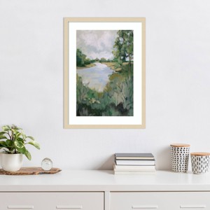 Amanti Art Earth and Sky VII by Mary Parker Buckley Wood Framed Wall Art Print - 1 of 4