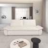 NicBex Upholstered Loveseat Sofa Modern 3 in 1 Convertible Sleeper Sofa Bed with Side Pockets Velvet Fabric 2 Seater Couch for Living Room - 2 of 4