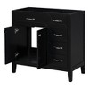 36 Inch Bathroom Vanity, Bathroom Vanity With 3 Drawers, Storage Space, Solid Wood Frame - 2 of 4